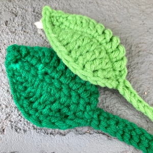 Gehäkeltes Blatt Kabelbinder, gehäkeltes Blatt, Kabelbinder, Cottagecore Blatt, Cottagecore Kabelbinder, Geschenk für Pflanzenliebhaber, nachhaltige Krawatte
