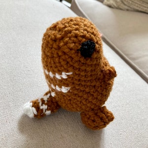 T-Rex Crochet Plush, trex plush, dinosaur stuffie, stuffed animal,