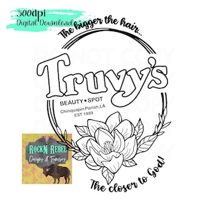 Truvy's Beauty Spot Digital PNG, digital image, Sublimation PNG