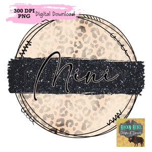 Mini Tan Foil Leopard digital png, digital image, Sublimation PNG