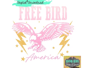 Free Bird America Pink Download, Digital PNG, PNG Image