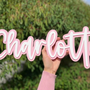 Acrylic Name Plaque, Wood Plaque, Wall script, Bedroom Name, Bedroom Decor, Acrylic Name, Acrylic Name Sign, Acrylic Signage, Acrylic