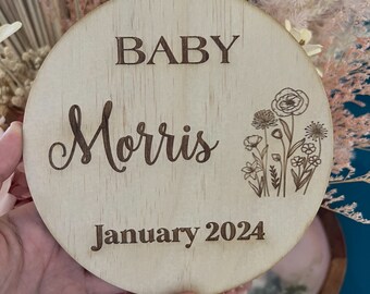 Pregnancy Announcement, Baby Reveal, Baby News, Pregnancy Surprise, Surprise I'm Pregnant, Pregnancy News, Pregnancy Announcement plaque