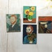 Abstract Oil Painting Van Gogh Sunflower Enamel Pin Badge Brooch fashion lapel pin funny cute Enamel Pins for Backpacks Jean gift for her 