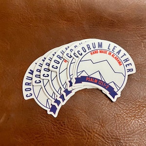 Corum Leather Sticker