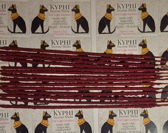 Kyphi Sacred Temple Incense Sticks. Magically Empowered by Bast and Gaia, can be used for any Archangel, Goddess or God