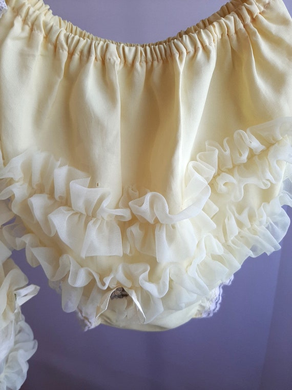 Vintage 1960s froufrou little girl dress crinolin… - image 4