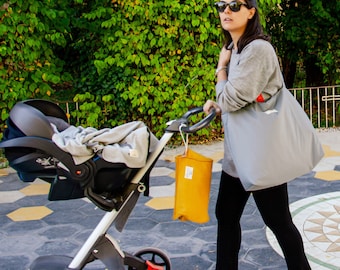 Water-Resistant Multifunctional Nappy Pouch, Baby Organizer Bag, All Purpose Bag