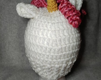 Unicorn hat. Hand Crocheted.