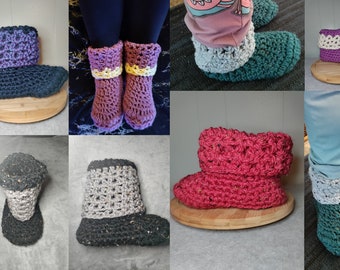 Ladies Booty Slippers Crochet Pattern