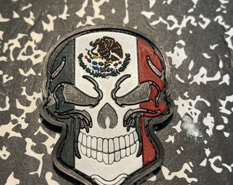 Mexico punisher skull patch
