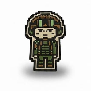 Pvc morale  army man
