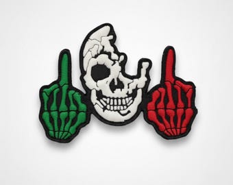 mexico skull patch