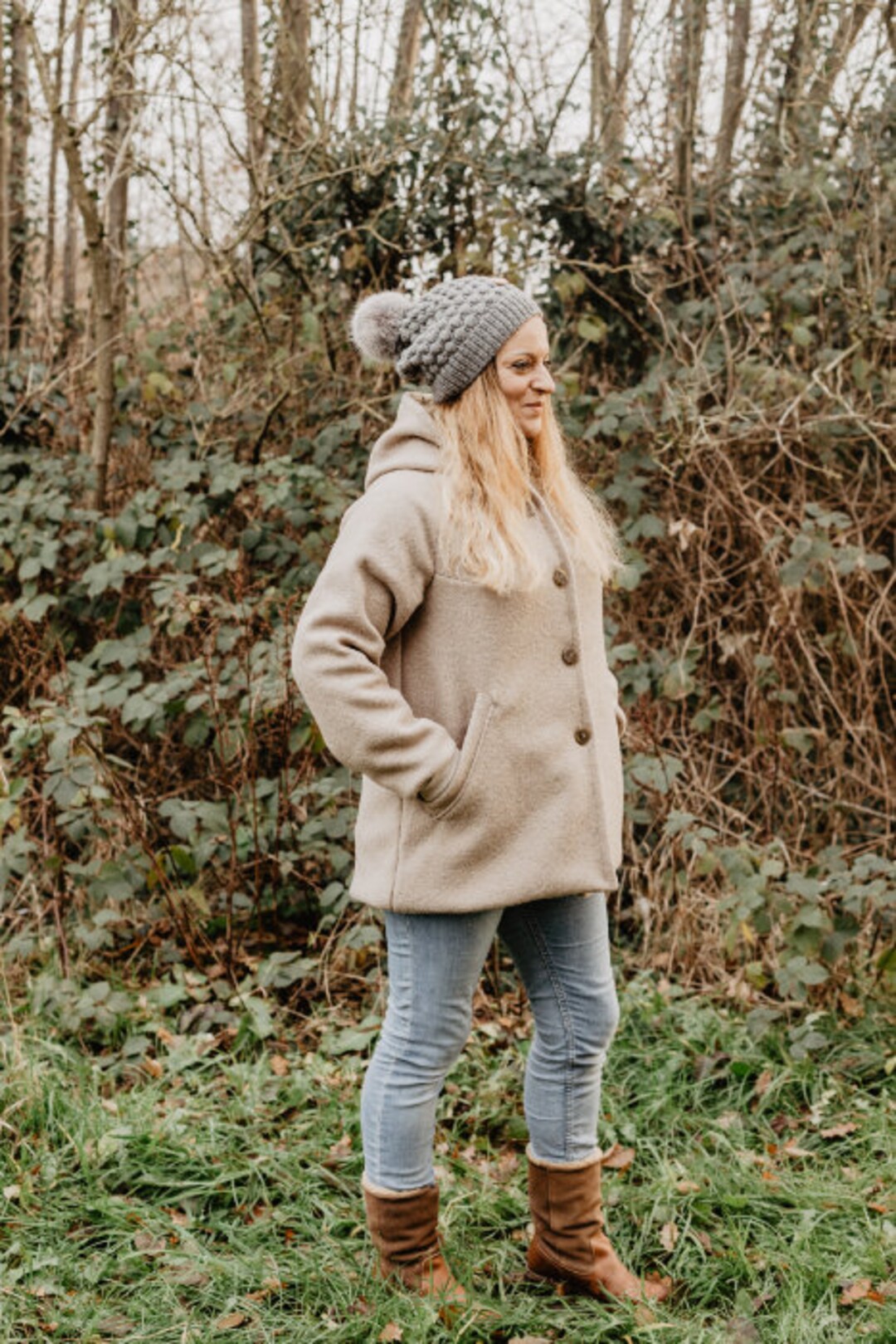 Women's Jacket Loulu Size. 34-52, Digital Sewing Pattern, Teddy Jacket ...