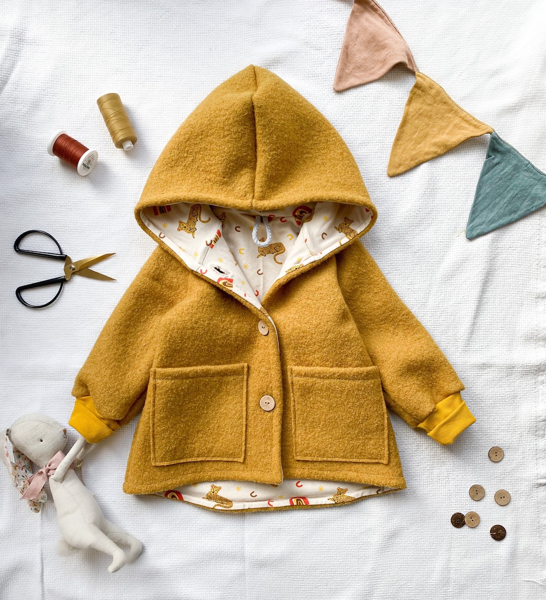 Children's Jacket Loulu Size 74-122, Digital Sewing Pattern, Autumn ...