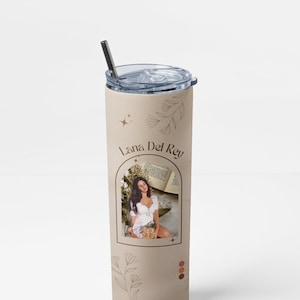 Lana del Rey Tumbler - Stainless steel - Travel Mug - 20 Oz -With Lid
