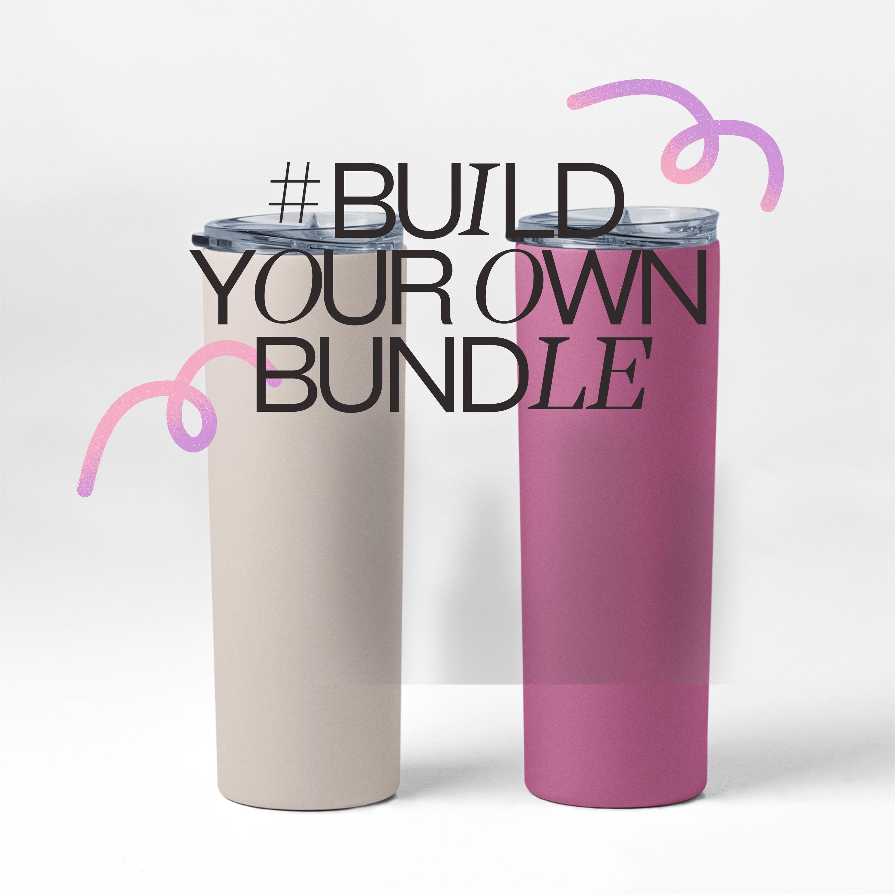 Benutzerdefiniertes Tumbler Bundle - wählen Sie 2, 3, 4, oder 5 Designs | Personalisiertes Geschenk-Set