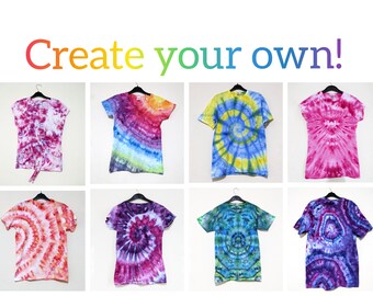 Tie dye T-shirts made to order