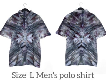 Tie Dye Polo Shirt - Etsy