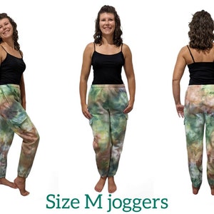 Tie dye cargo joggers - size M (ladies UK 10-12)