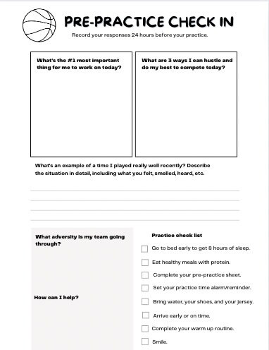 Basketball Journal Printable: Basketball Notebook for Kids | Printable ...