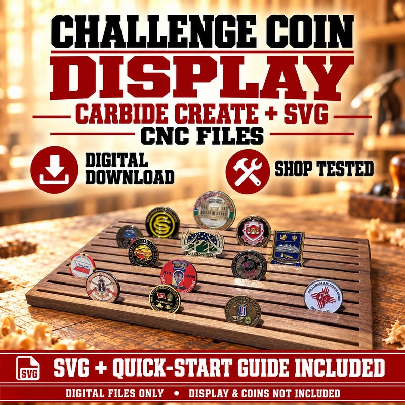 Creating Cnc Files Cnc Coin Holder Files - Etsy
