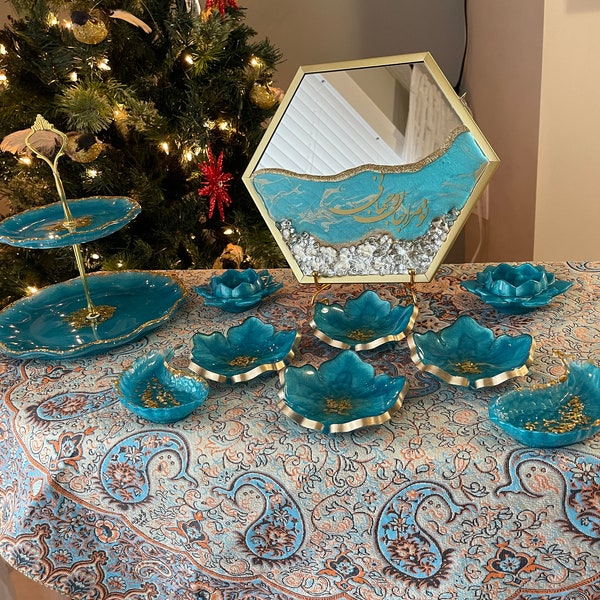 Haftseen set /   Haftsin set/ Nowruz set/ Nouroz set/ Sofreh Haftseen/ Termeh will be selling separately