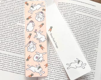 Springtime Bunny Rabbit Handmade Book Reader Accessory | Bookish Easter Gift