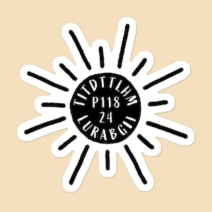 Psalm 118:24 Bible Memory Verse Acronym Sun 3&quot; Vinyl Sticker