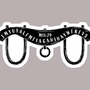 Matthew 11:29 Bible Memory Verse Acronym Vinyl Sticker