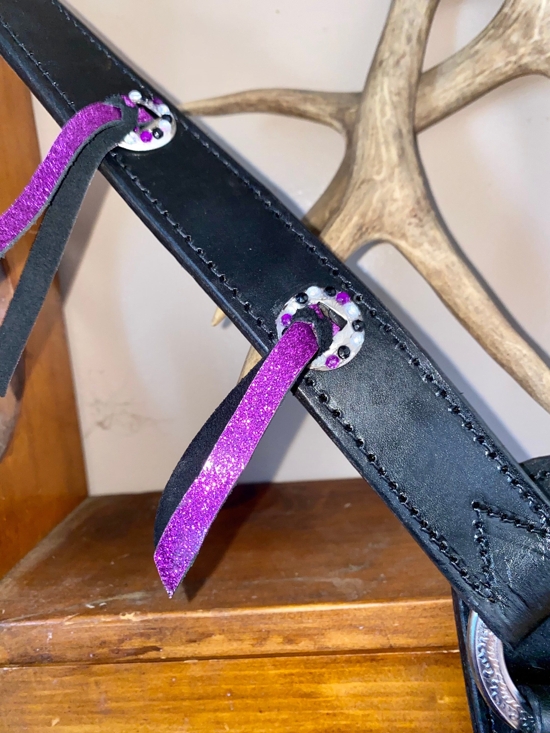 Black and Purple Breast Collar — Muskeecreek Retrievers