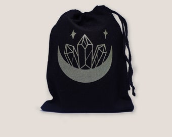 Black Crystal Tarot Pouch