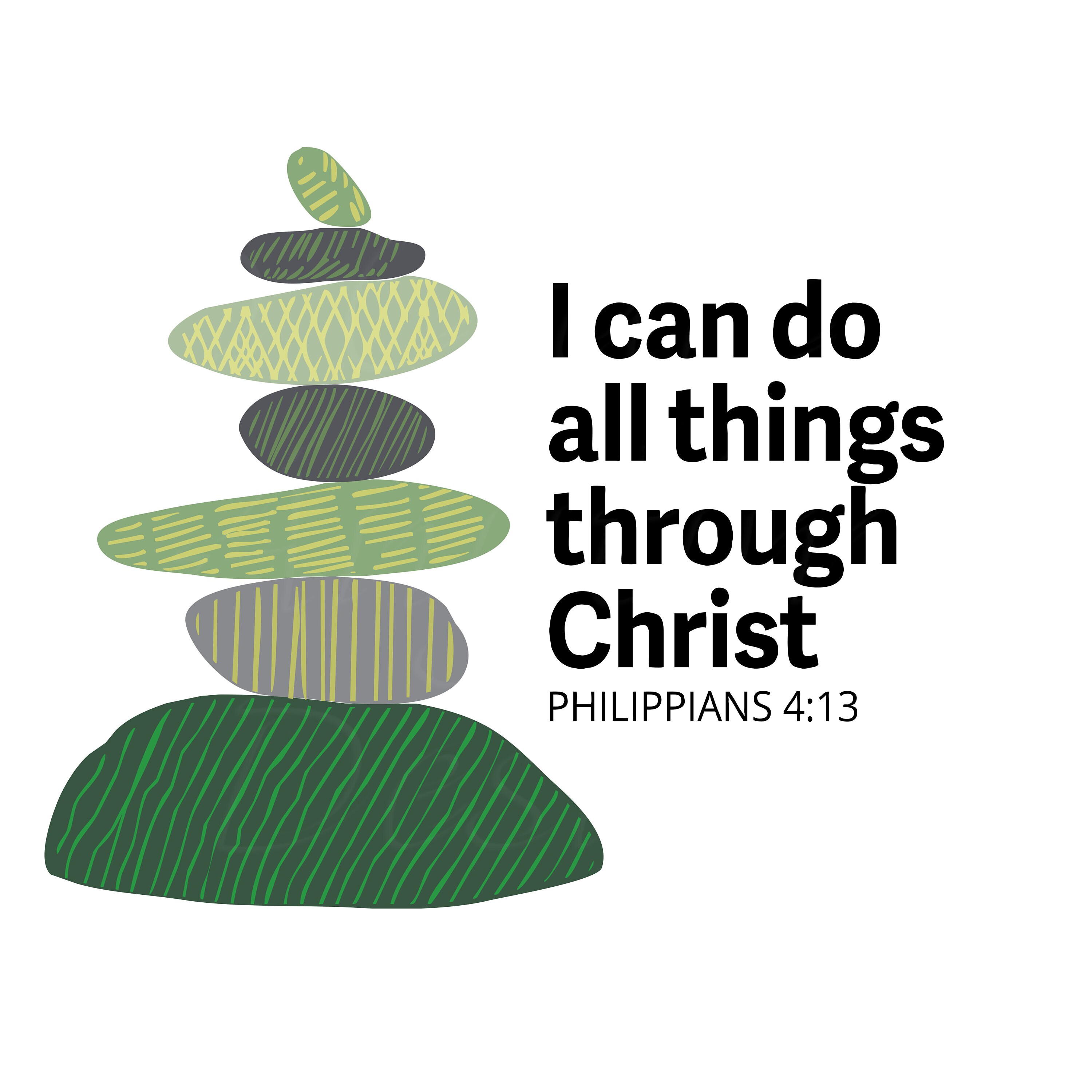 I Can Do All Things Through Christ Digital SVG/PNG Graphic Etsy
