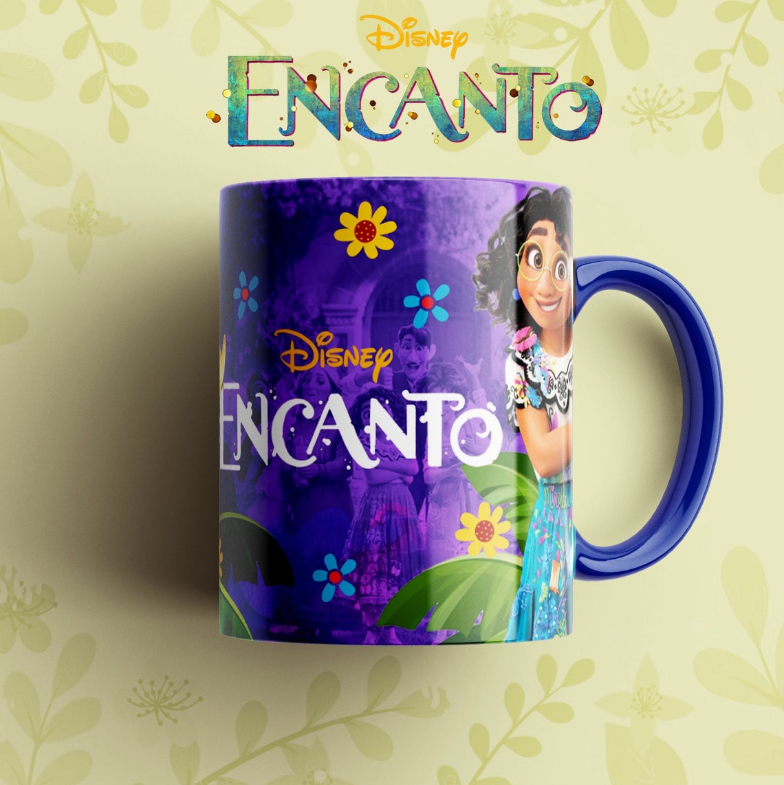 12 Encanto PNG Mug Design Template psd Plantillas editables Encanto