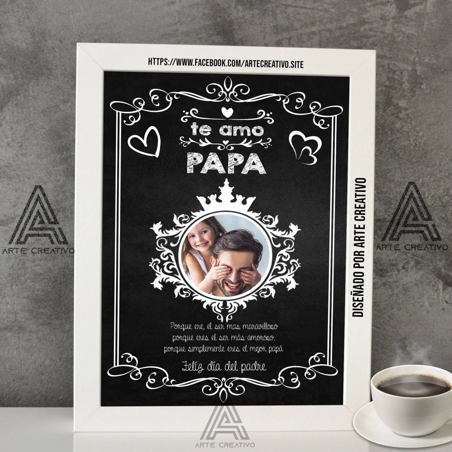 10 Fathers Day Portrait Template PSD Editable 10 Cuadros Dia - Etsy