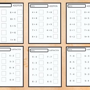printable math worksheets basic math math worksheets etsy