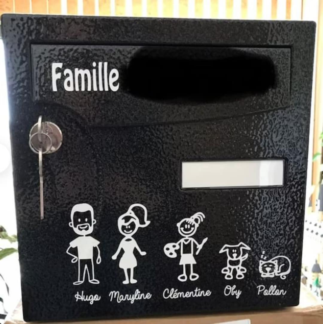 Déco Boîte aux lettres Autocollant Personnalisé Sticker Etsy France