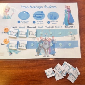 Soporte para el cepillado de dientes, kit de aprendizaje sobre el cepillado de dientes, personalizado con el nombre de su hijo