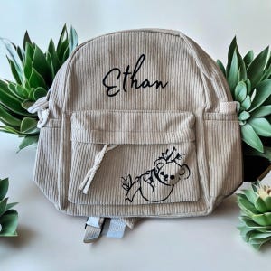 Sac à dos enfant personnalisé / cartable personnalisé / rentrée scolaire, cadeau garçon fille / maternelle, école primaire, crèche, nounou
