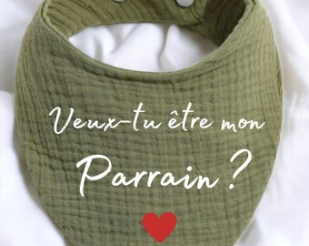 Bavoir à personnaliser / cadeau grossesse / Bavoir bébé / fête des pères / cadeau papa / maman / cadeau babyshower