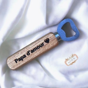 Personalized bottle opener, Father's Day gift idea, grandfathers, grandpa, godfather, uncle image 1