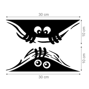 Little Monster Bumper Sticker Bumper Sticker Set - Trunk Sticker