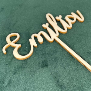 CAKE TOPPER Desired Name Personalized - Cake Decoration & Cake Decoration