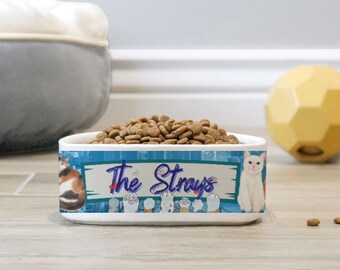 The Strays - Cat Bowl blue