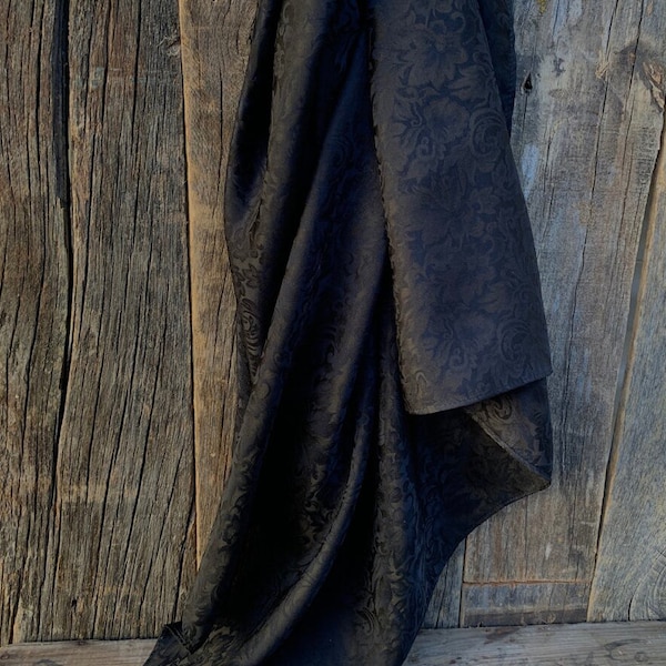 Handmade Silk Cowboy Wild Rag: Earth Tone Jacquard Scarf