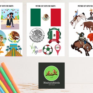 Mexico for Kids printable worksheets School projects Unit study grade 2 and 3 Hispanic Heritage Mexico Flag Fun Facts image 5