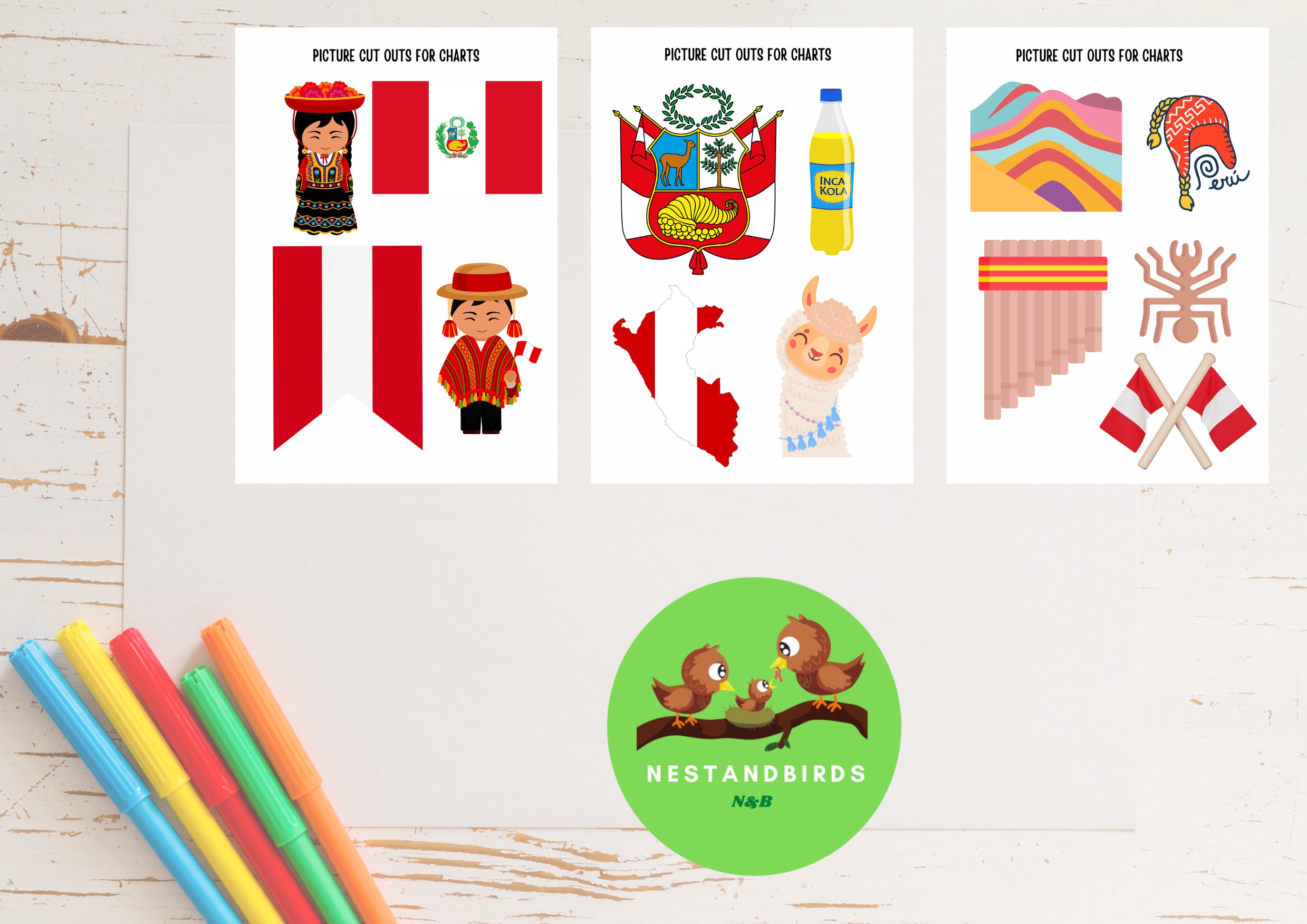 Peru Hispanic Project Peru School Project Printable: Hispanic Heritage Week, Fun Facts (PDF ...