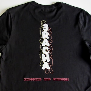 3Racha-uniseks T-shirt met korte mouwen voor volwassenen (Kpop-merchandise, cadeau voor verblijf)