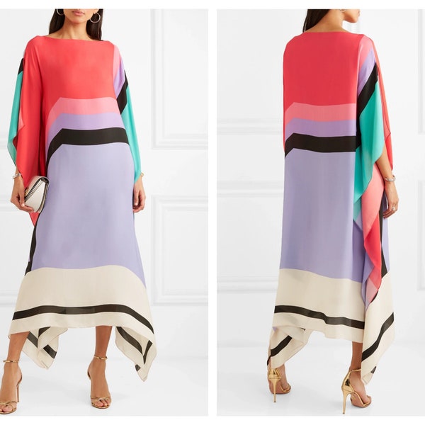Satin Silk Kaftan main image 1