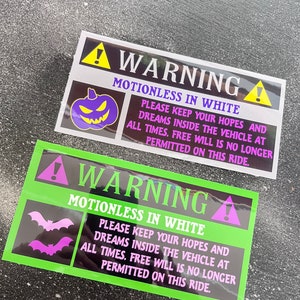 MIW Warning Sticker